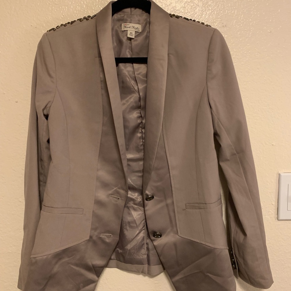 Nicole Richie Tan Blazee size XS